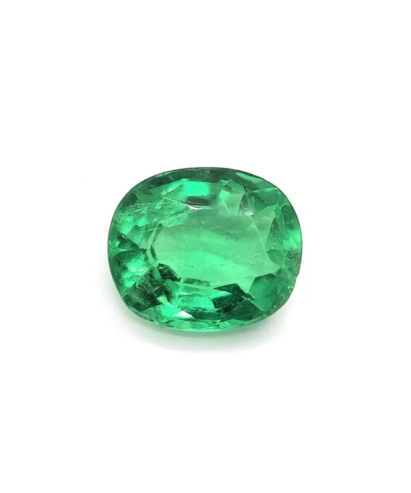 Smaragd 0,81ct green transparent / P0