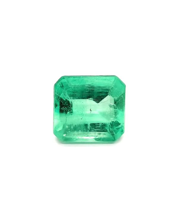 Smaragd 1,13ct green transparent / P14