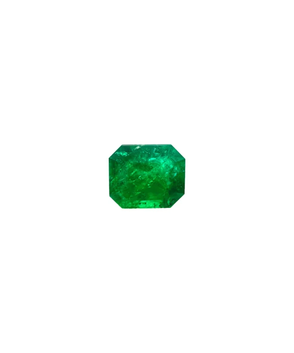 Smaragd 0,49ct Green transparent / F7