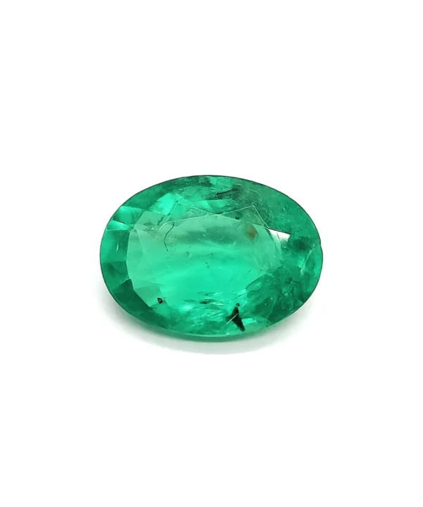 Smaragd 2,04ct green transparent / P27