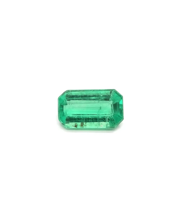 Smaragd 0,91ct green transparent / P33